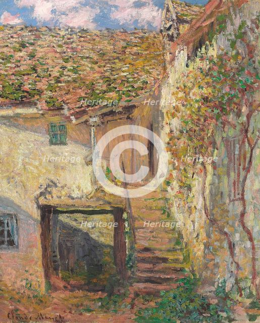 The Staircase, 1878. Creator: Monet, Claude (1840-1926).
