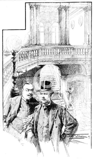 The Staircase, Carlton Club, 1890. Creator: Unknown.