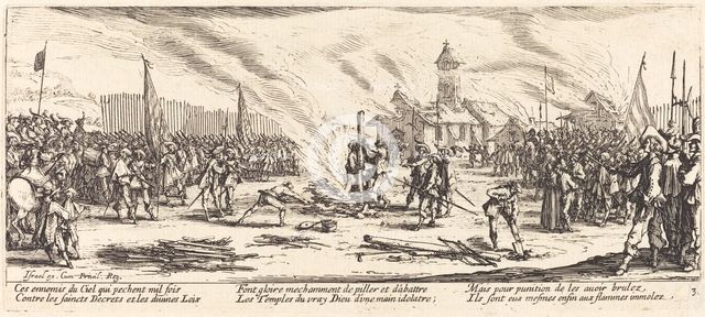 The Stake, c. 1633. Creator: Jacques Callot.