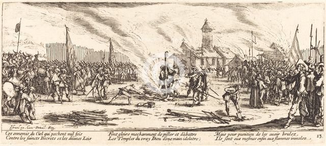 The Stake, c. 1633. Creator: Jacques Callot.
