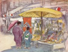 The Stall by the Bridge c1887, (1901). Artist: Mortimer L Menpes