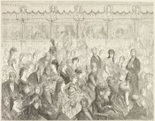 The Stalls, Covent Garden Opera, 1872. Creator: Paul Jonnard