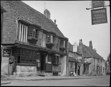 The Star Inn, High Street, Alfriston, Wealden, East Sussex, 1940-1949. Creator: Ethel Booty