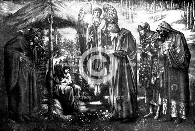 The Star of Bethlehem - by the late Sir E. Burne-Jones, 1898. Creator: Frederick Hollyer.