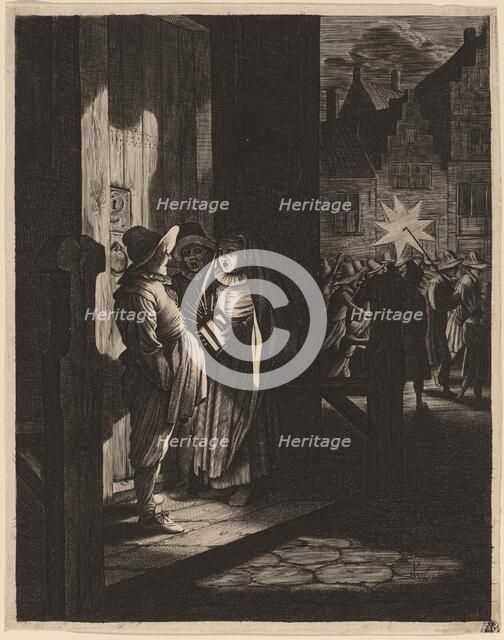 The Star of Kings, a Night Piece, 1630. Creator: Jan van de Velde II.