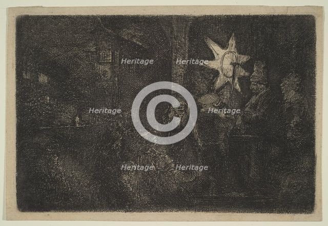 The Star of Kings: A Night Piece, ca. 1651. Creator: Rembrandt Harmensz van Rijn.