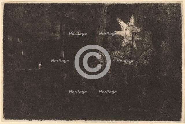 The Star of the Kings: a Night Piece, c. 1651. Creator: Rembrandt Harmensz van Rijn.
