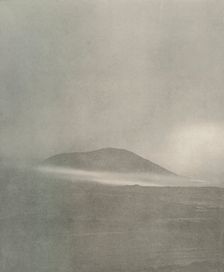 The Start of a Blizzard...Drift Coming Round Mount Erebus c1908, (1909)