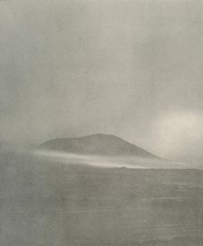 The Start of a Blizzard...Drift Coming Round Mount Erebus c1908, (1909)