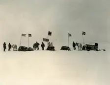 The Start from the Ice-Edge South of Hut Point c1908, (1909)