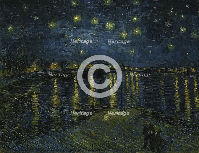 The Starry Night, 1888. Artist: Gogh, Vincent, van (1853-1890)