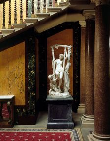 The statue of the Swinging Girl at Brodsworth Hall, South Yorkshire, 1999. Artist: N Corrie