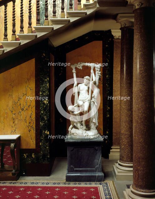The statue of the Swinging Girl at Brodsworth Hall, South Yorkshire, 1999. Artist: N Corrie