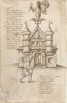 The Statue of Opportunity and the Passer-by [fol. 8 recto], c. 1512/1515. Creator: Unknown