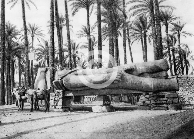 The Statue of Rameses II, Cairo, Egypt, c1920s. Artist: Unknown