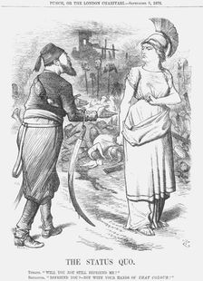 The Status Quo 1876. Artist: Joseph Swain