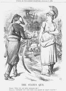 The Status Quo 1876. Creator: Joseph Swain