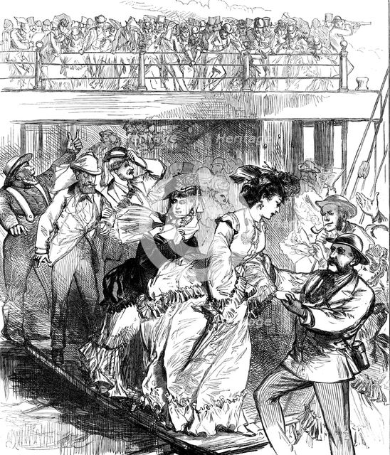 The Statute Holiday: Margate Jetty, 1871. Creator: Unknown.