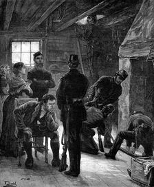 The State of Ireland: searching for arms, 1881. Creator: W. I. Mosses