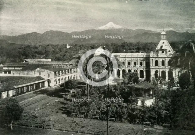 'The State of Vera Cruz: The Peak of Orizaba; Plaza of the City of Cordova', 1919. Creator: Unknown.