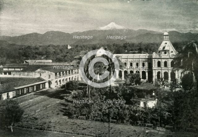 'The State of Vera Cruz: The Peak of Orizaba; Plaza of the City of Cordova', 1919. Creator: Unknown.