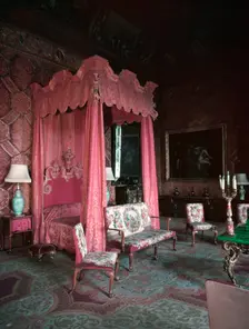 The State Bedroom, Chatsworth House, Derbyshire, c1955. Creator: Arthur Charles Kirby Ware