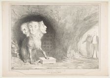 The State Cerberus, A Leaf Out of the Ænead, Freely Translated, December 11, 1834. Creator: John Doyle