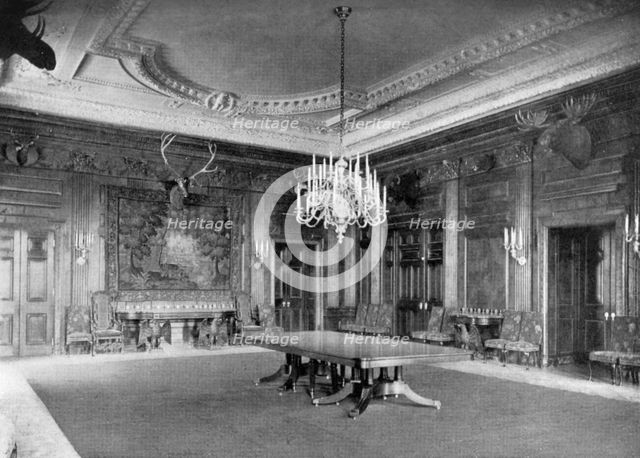The State Dining-room at the White House, Washington DC, USA, 1908. Artist: Unknown