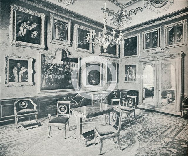 'The State Dressing Room at Windsor Castle', c1899, (1901). Artist: HN King.