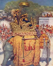 The State Entry: A Distinguished Maharaja 1903. Artist: Mortimer L Menpes