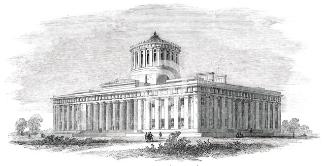 The State-House, Ohio, 1850. Creator: Unknown.