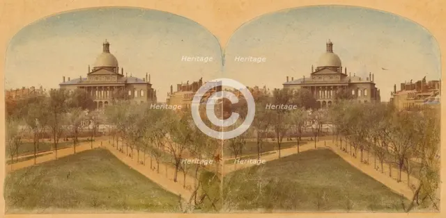 The State House, Boston, U.S., 1859. Creator: William England.