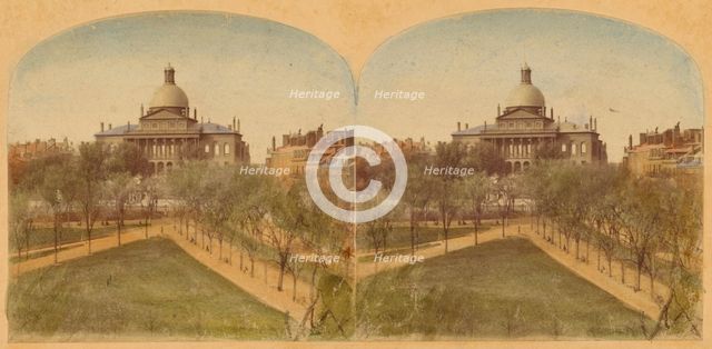 The State House, Boston, U.S., 1859. Creator: William England.