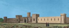 The State Penitentiary, Philadelphia, Pennsylvania, United States, 1837, (1850). Creator: Traversier