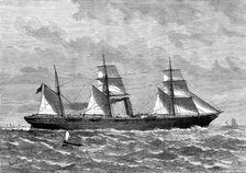 The steam-ship Chimborazo, of the Orient Line, for Australia, 1880. Creator: Unknown