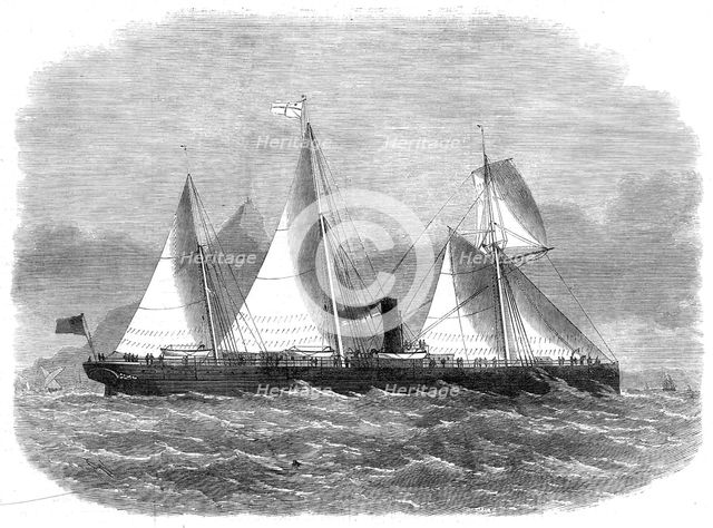 The steam-ship Europe, 1871. Creator: Unknown.