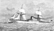 The steam-ship Kinfauns Castle, built of steel, 1880. Creator: Unknown