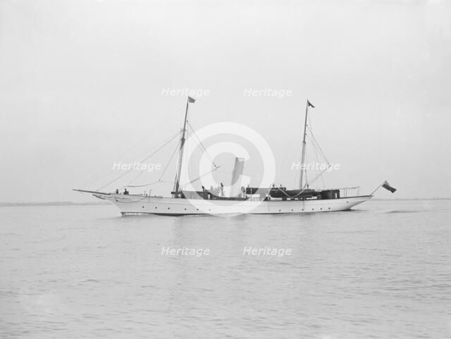 The steam yacht 'Madrigal', 1913. Creator: Kirk & Sons of Cowes.
