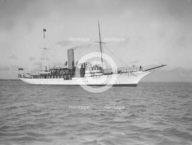 The steam yacht 'Marynthea', 1911. Creator: Kirk & Sons of Cowes.
