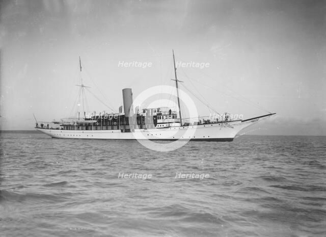 The steam yacht 'Marynthea', 1911. Creator: Kirk & Sons of Cowes.