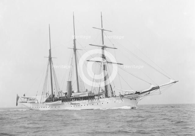 The steam yacht 'Norseman'. Creator: Kirk & Sons of Cowes.