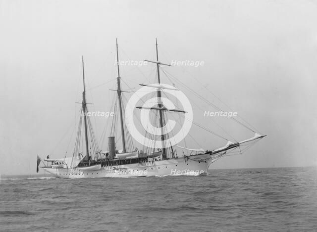 The steam yacht 'Norseman'. Creator: Kirk & Sons of Cowes.