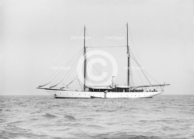 The steam yacht 'Caroline', 1912. Creator: Kirk & Sons of Cowes.