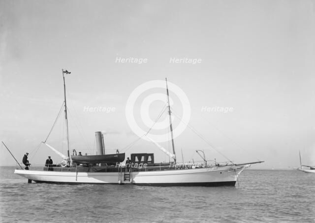 The steam yacht 'Dorothy'. Creator: Kirk & Sons of Cowes.