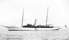 The steam yacht Emerald Creator: Kirk & Sons of Cowes