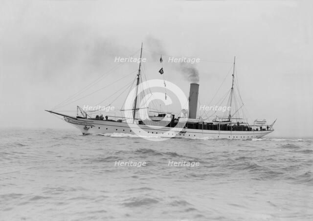 The steam yacht 'Jason', 1913. Creator: Kirk & Sons of Cowes.