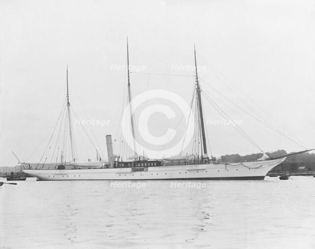 The steam yacht 'Jason'. Creator: Kirk & Sons of Cowes.