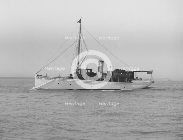 The steam yacht 'Shawnee', 1912. Creator: Kirk & Sons of Cowes.