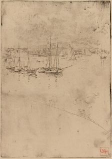 The Steamboat, Venice, 1879-1880. Creator: James Abbott McNeill Whistler