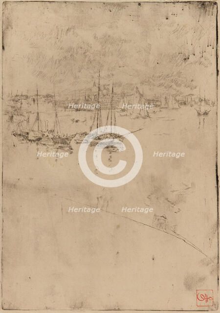 The Steamboat, Venice, 1879-1880. Creator: James Abbott McNeill Whistler.